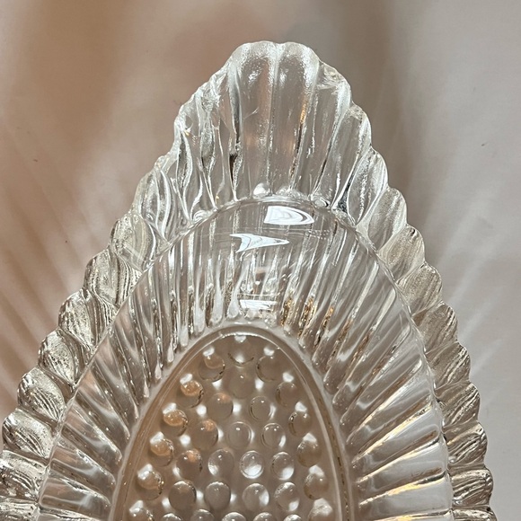 Vintage National Glass Clear Jeannette 9” Gondola Sundae Dessert Dishes Set Of 5 - Picture 9 of 10